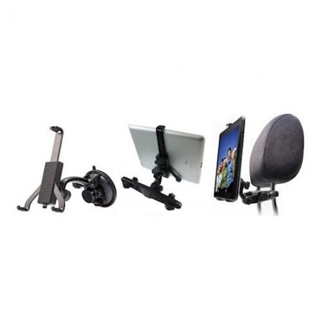Car Holder for Tab 7"-11" M60 2in1  by Rebeltec Black 