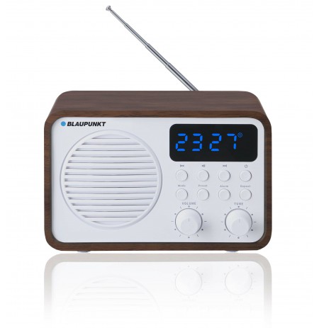 Portable radio with Bluetooth and USB BLAUPUNKT PP7BT, colour: brown wood/white