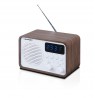 Portable radio with Bluetooth and USB BLAUPUNKT PP7BT, colour: brown wood/white
