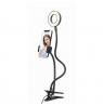 Gembird Selfie ring light with phone holder | Gembird | Selfie ring light with phone holder | LED-RING4-PH-01 | ABS + metal | LE