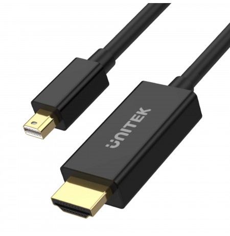 UNITEK ADAPTER MINIDP - HDMI, 4K@30HZ, CABLE 2M