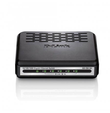 Switch D-Link GO-SW-5G/E (5x 10/100/1000Mbps)