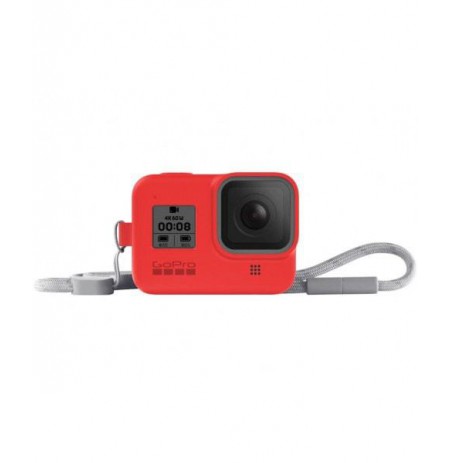 GoPro Sleeve + Lanyard (HERO8) firecracker red
