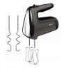 TEFAL | Hand Mixer | Powermix Silence HT654E38 | Hand Mixer | 600 W | Number of speeds 5 | Turbo mode | Dark grey