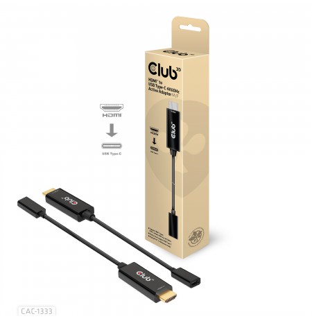 CLUB 3D CAC-1333 HDMI to USB Type-C 4K60Hz Active Adapter M/F