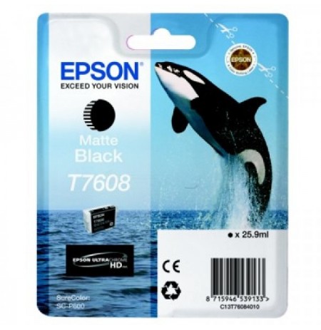 Epson T7608 Matte Black ink 26ml
