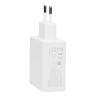 USB sieninis įkroviklis DELTACO su dviem prievadais ir PD, 1x USB-A, 1x USB-C, PD, 36W, baltas / USBC-AC138