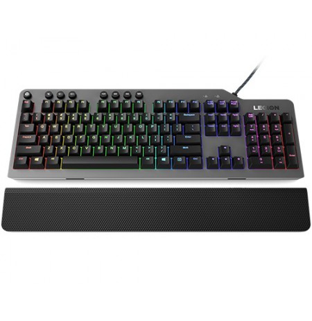 Lenovo Legion K500 keyboard USB QWERTY US English Black, Grey