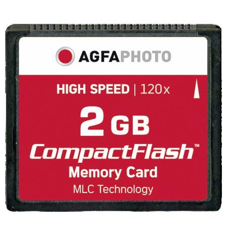 AgfaPhoto Compact Flash 2GB High Speed 120x MLC