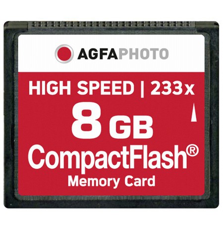 AgfaPhoto Compact Flash 8GB High Speed 233x MLC