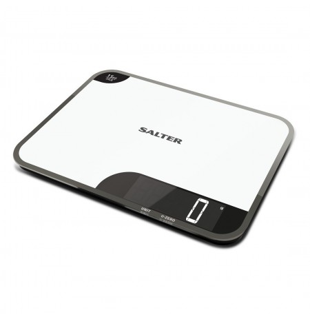 Salter 1079 WHDR 15kg Max Chopping Board Digital Kitchen Scale - White