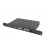 Lanberg Switch rack 19" POE+ 16x 100MB /2X COMBO GIGABIT ETHERNET 250W
