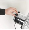 Beldray EH3263VDE chrome pedestal fan