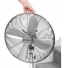 Beldray EH3263VDE chrome pedestal fan