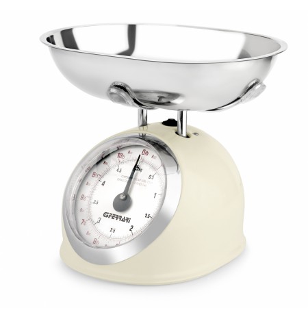 G3 Ferrari Aska Beige Round Mechanical kitchen scale