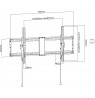 Techly ICA-PLB 590 TV mount 2.29 m (90") Black