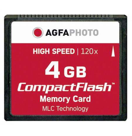 AgfaPhoto Compact Flash 4GB High Speed 120x MLC