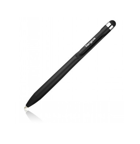 TARGUS 2-IN-1 ANTIMICROBIAL STYLUS PEN FOR TOUCHSCREENS -BLACK