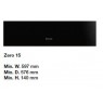 Įmontuojamas vakumatorius Irinox  Zero HZ152350002 Juodas stiklas