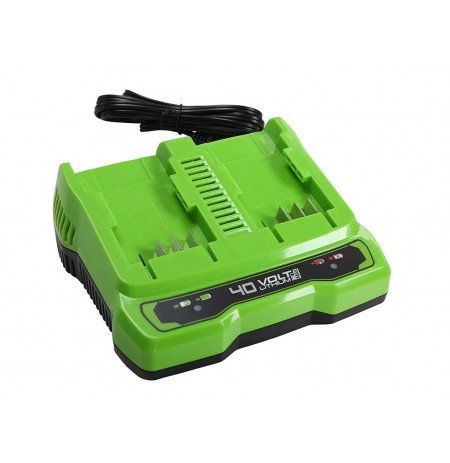 40V 2A Dual Slot Greenworks Charger G40X2CUC2 - 2940907