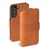 Krusell Leather PhoneWallet Samsung Galaxy S22+ cognac (62468)