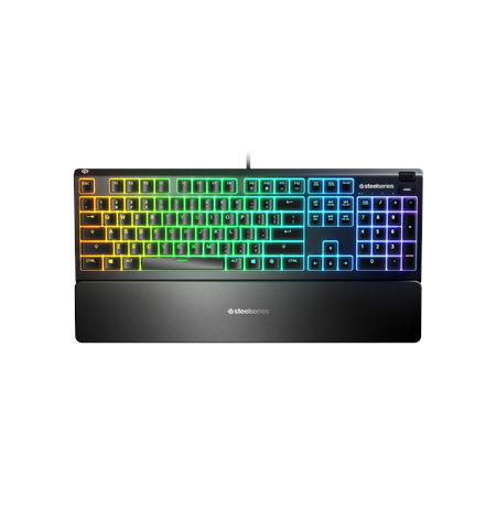 SteelSeries Apex 3 Gaming Keyboard, US Layout, Wired, Black