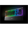 SteelSeries Apex 3 Gaming Keyboard, US Layout, Wired, Black