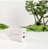 Tellur Green 38W dual port charger Type-C PD20W + USB QC3.0, cream