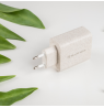 Tellur Green 38W dual port charger Type-C PD20W + USB QC3.0, cream
