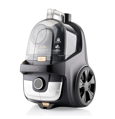 ETA Vacuum cleaner Grande Animal ETA222390000 Bagless, Power 850 W, Dust capacity 3.2 L, Black/Gold