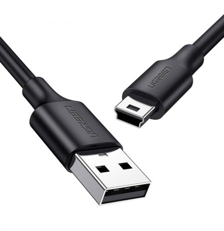 USB to Mini USB Cable UGREEN US132, 0.5m (black)