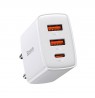 Baseus Compact Quick Charger 2U+C 30W EU White