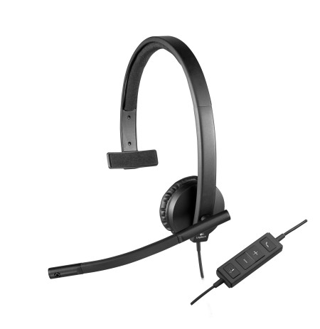 Ausinės su mikrofonu Logitech USB Headset H570e