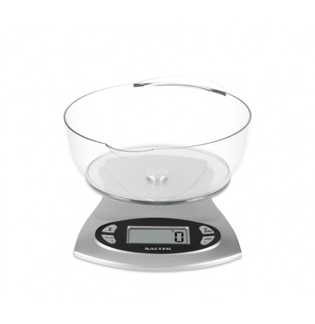 Salter 1069 SVDR 5KG Electronic Kitchen Scale - Silver