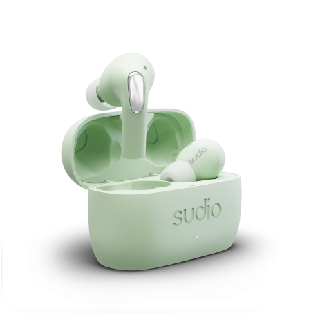 Sudio E2 Wireless Bluetooth Earbuds Jade