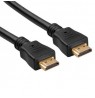 Kabelis HDMI - HDMI, 1.5m,  1.4v, su paauksuotomis jungtimis