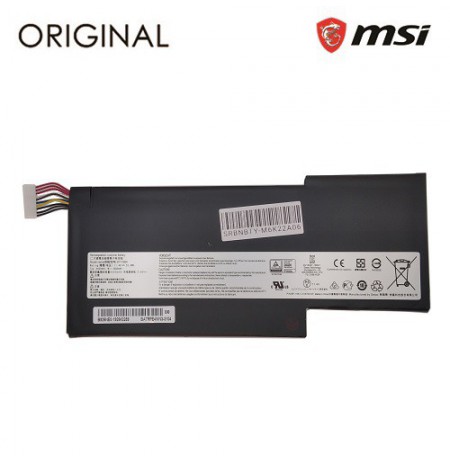 Nešiojamo kompiuterio baterija MSI BTY-M6K, 4500mAh, Original