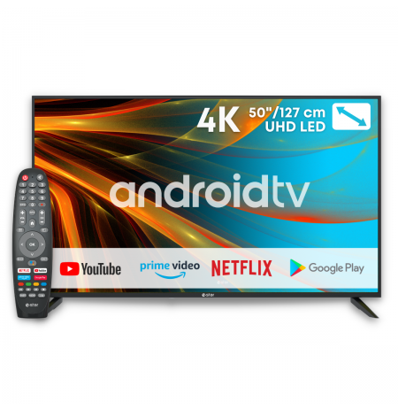 eSTAR Android TV 50"/127cm 4K UHD LEDTV50A1T2