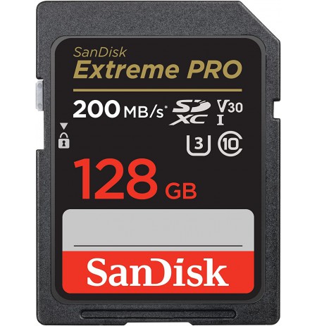 Sandisk memory card SDXC 128GB Extreme Pro