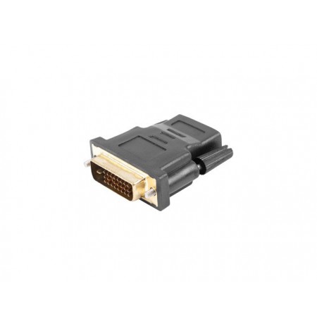 Adapter Lanberg AD-0010-BK (HDMI F - DVI-D (24+1) M, black color)