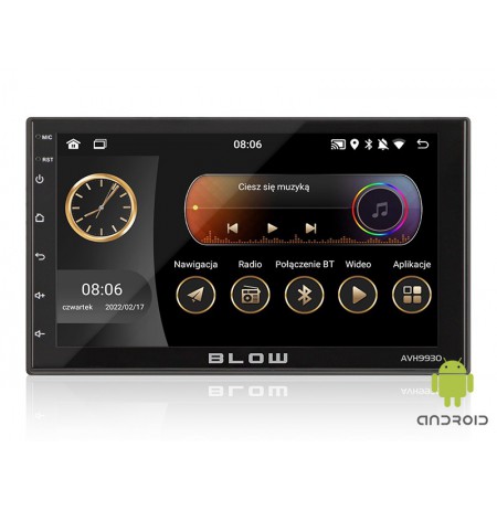 Radio BLOW AVH-9930 2DIN 7" GPS Android 11