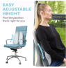 Homedics ER-BS200H Back Support Cushion with Cover + Heat