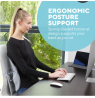 Homedics ER-BS200H Back Support Cushion with Cover + Heat