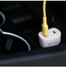 Tellur Green car charger, 36W, 6A (PD18W + QC3.0) cream