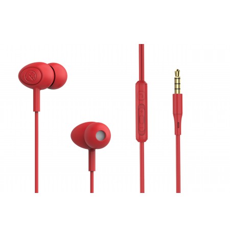 Tellur Basic Gamma wired in-ear headphones red