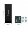 Tellur AC Charger PDHC2 65W (2xPD2xQC3.0) EU,UK,US black