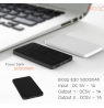 Eloop E30 Mobile Power Bank 5000mAh black