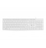 NATEC Keyboard Nautilus US slim white