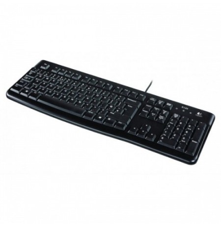 Logitech K120 USB OEM - EMEA (LTH) (920-002526), laidinė klaviatūra, juoda
