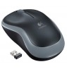 LOGITECH M185 wireless Notebook Mouse USB black grey